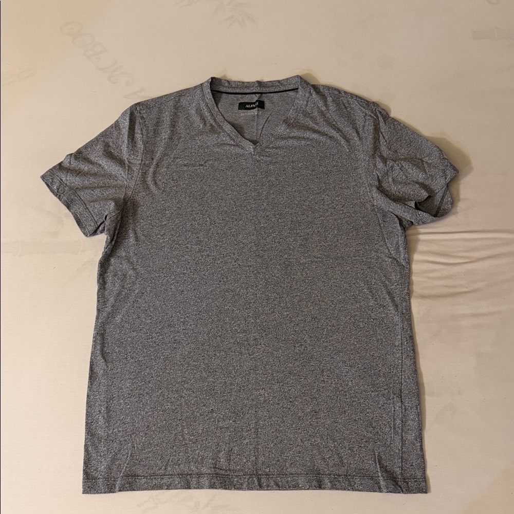 Alfani Heather Gray Short Sleeve Tee